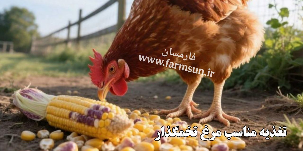 خوراک تقویتی برای افزایش تخم گذاری مرغ تخم گذار